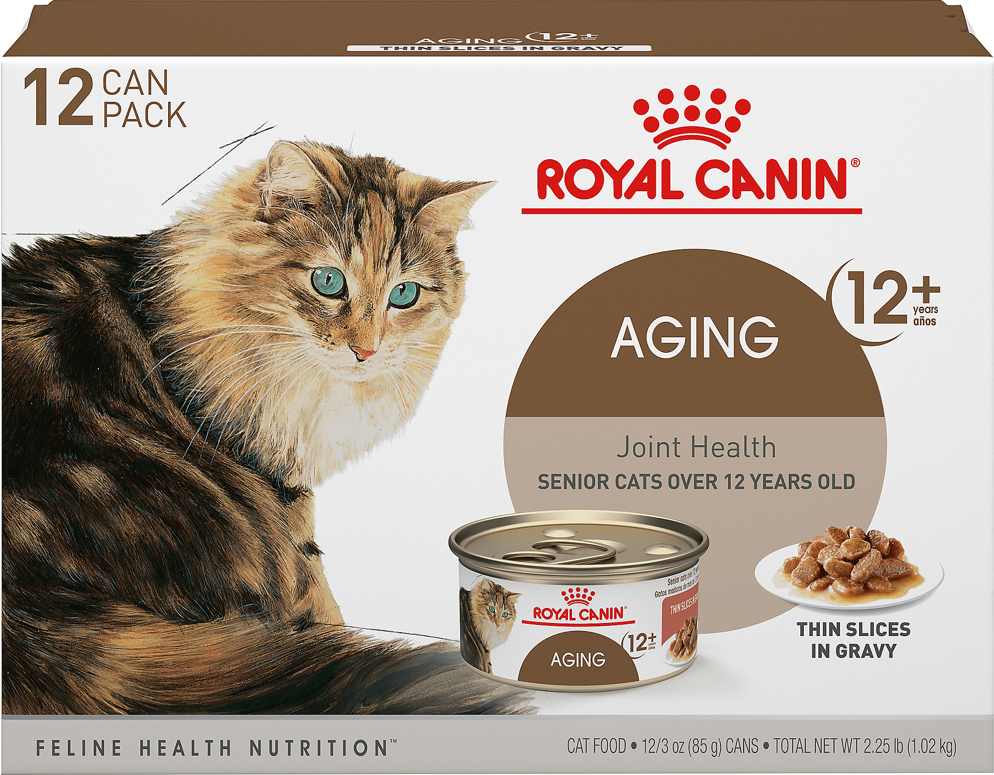 Royal Canin Aging 12+ Thin Slices In Gravy